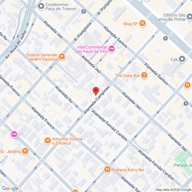 Alameda Campinas,708,Jardim Paulista,São Paulo,SP,BR