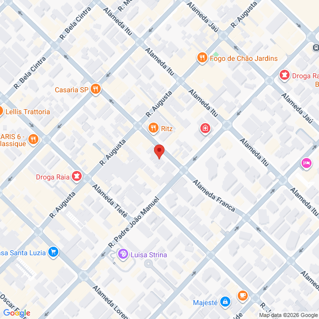 Alameda Franca,1041,Jardim Paulista,São Paulo,SP,BR