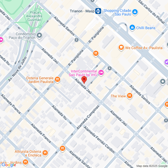 Alameda Jaú,552,Jardim Paulista,São Paulo,SP,BR