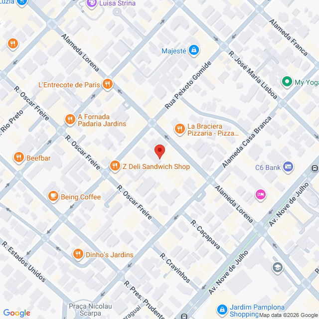 Alameda Lorena,1041,Jardim Paulista,São Paulo,SP,BR