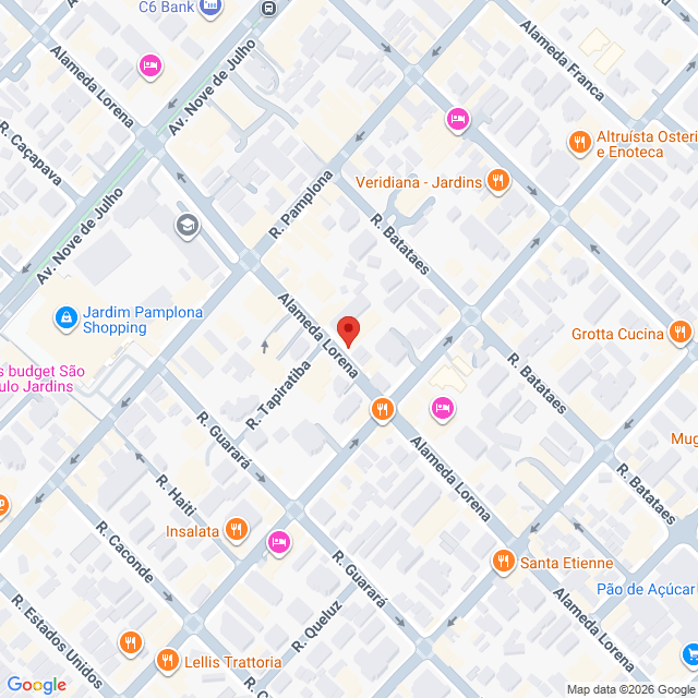 Alameda Lorena,484,Jardim Paulista,São Paulo,SP,BR