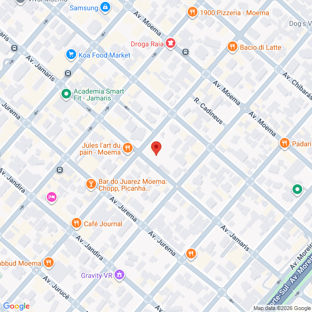 Avenida Jamaris,633,Planalto Paulista,São Paulo,SP,BR