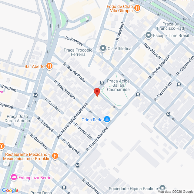 Avenida Nova Independência,786,Brooklin Paulista,São Paulo,SP,BR