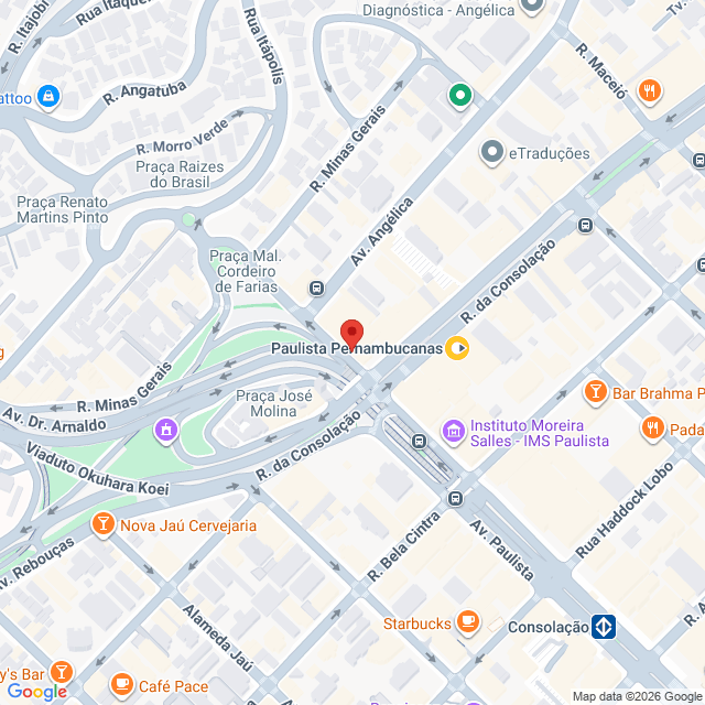 Avenida Paulista,2584,Bela Vista,São Paulo,SP,BR