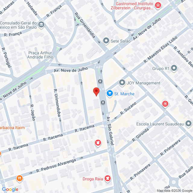 Avenida São Gabriel,605,Jardim Paulista,São Paulo,SP,BR