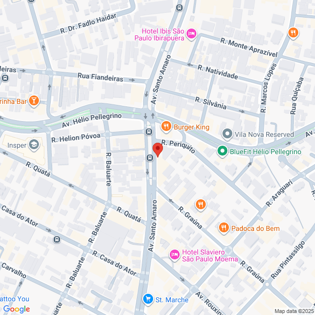 Avenida Santo Amaro,1.117,Brooklin Paulista,São Paulo,SP,BR