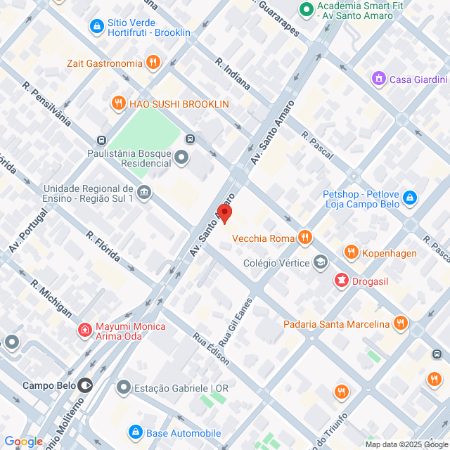 Avenida Santo Amaro,3665,Brooklin Paulista,São Paulo,SP,BR