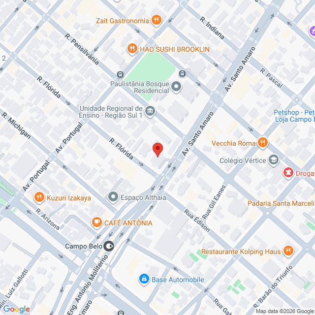 Avenida Santo Amaro,3800,Brooklin Paulista,São Paulo,SP,BR