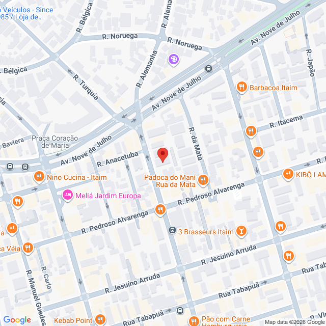 Rua Bandeira Paulista,127,Itaim Bibi,São Paulo,SP,BR