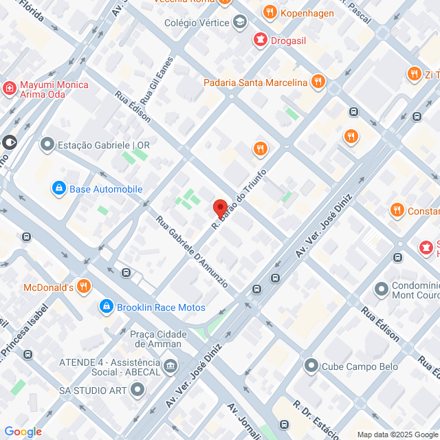 Rua Barão do Triunfo - de 1801/1802 ao fim,2034,Brooklin Paulista,São Paulo,SP,BR