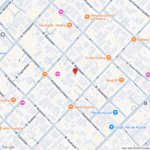 Rua Batataes,319,Jardim Paulista,São Paulo,SP,BR