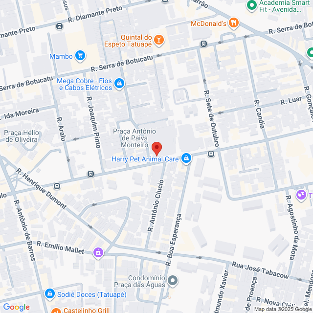 Rua Cantagalo,2167,Tatuapé,São Paulo,SP,BR