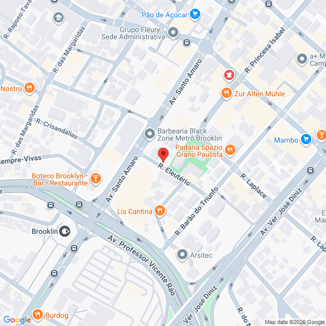 Rua Eleutério,59,Brooklin Paulista,São Paulo,SP,BR