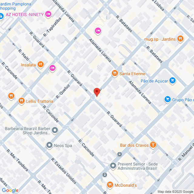 Rua Guarará,212,Jardim Paulista,São Paulo,SP,BR