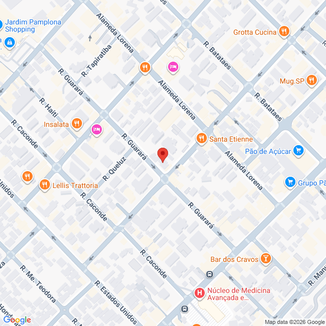 Rua Guarará,250,Jardim Paulista,São Paulo,SP,BR