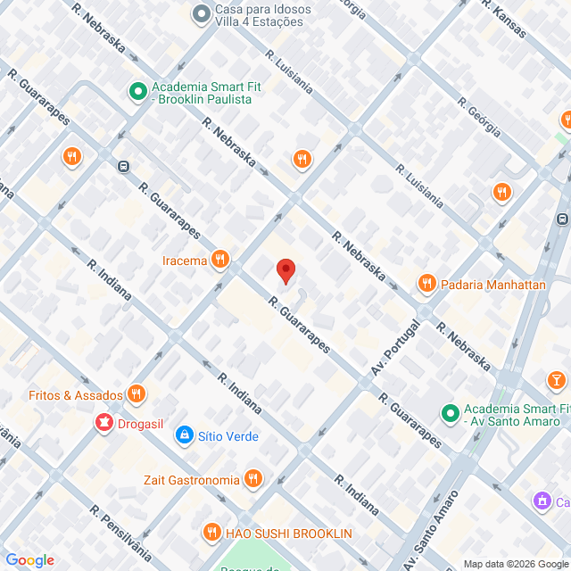 Rua Guararapes,300,Brooklin Paulista,São Paulo,SP,BR