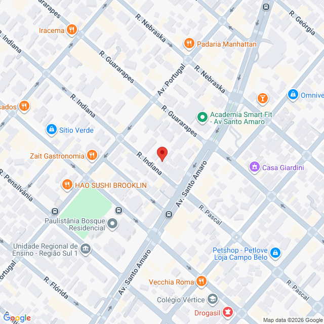 Rua Indiana,74,Brooklin Paulista,São Paulo,SP,BR