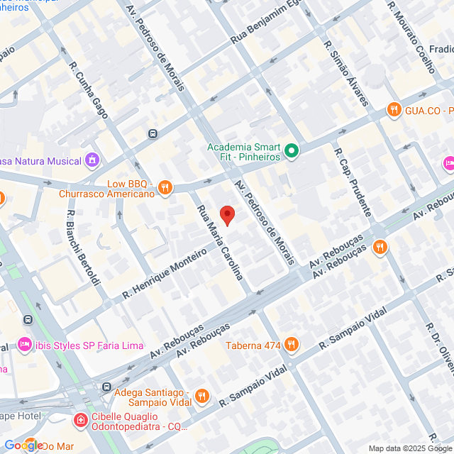 Rua Maria Carolina,692,Jardim Paulistano,São Paulo,SP,BR