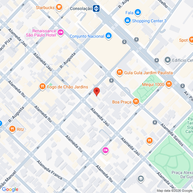 Rua Padre João Manuel,213,Jardim Paulista,São Paulo,SP,BR